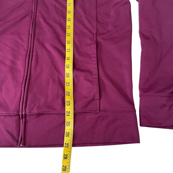 Under Armour Sweatshirt Men's Medium Maroon All-Season Gear Full-Zip Loose Fit - Picture 4 of 6